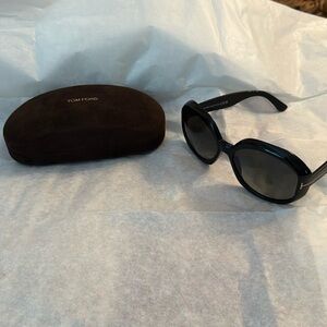 NEW TOM FORD TF1011 01B WOMEN SUNGLASSES TOM FORD GEORGIA-02 FT1011/S 01B ROUND